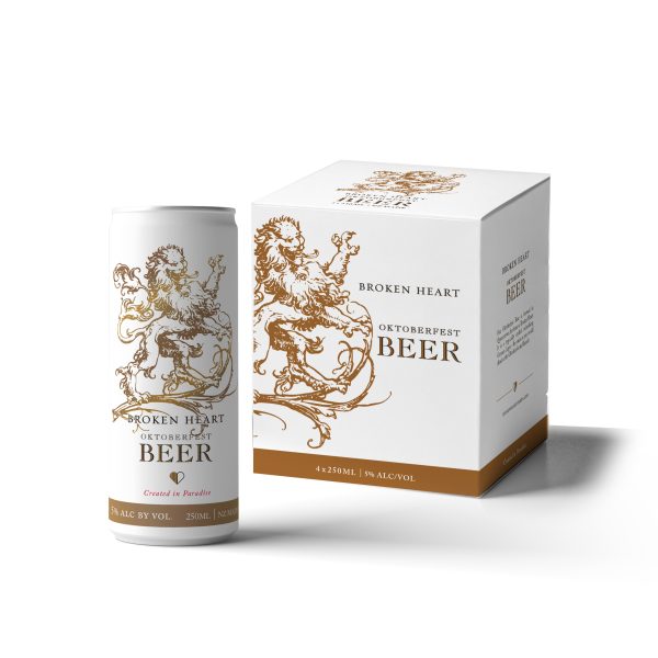 Broken Heart Oktoberfest Beer 4x250ml cans