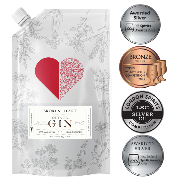 Broken Heart Quince Gin Refill Pouch 500ml